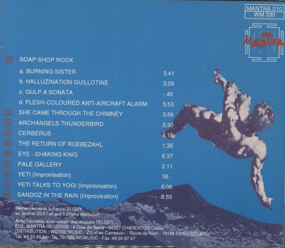 Amon Düül Yeti French CD album (CDLP)