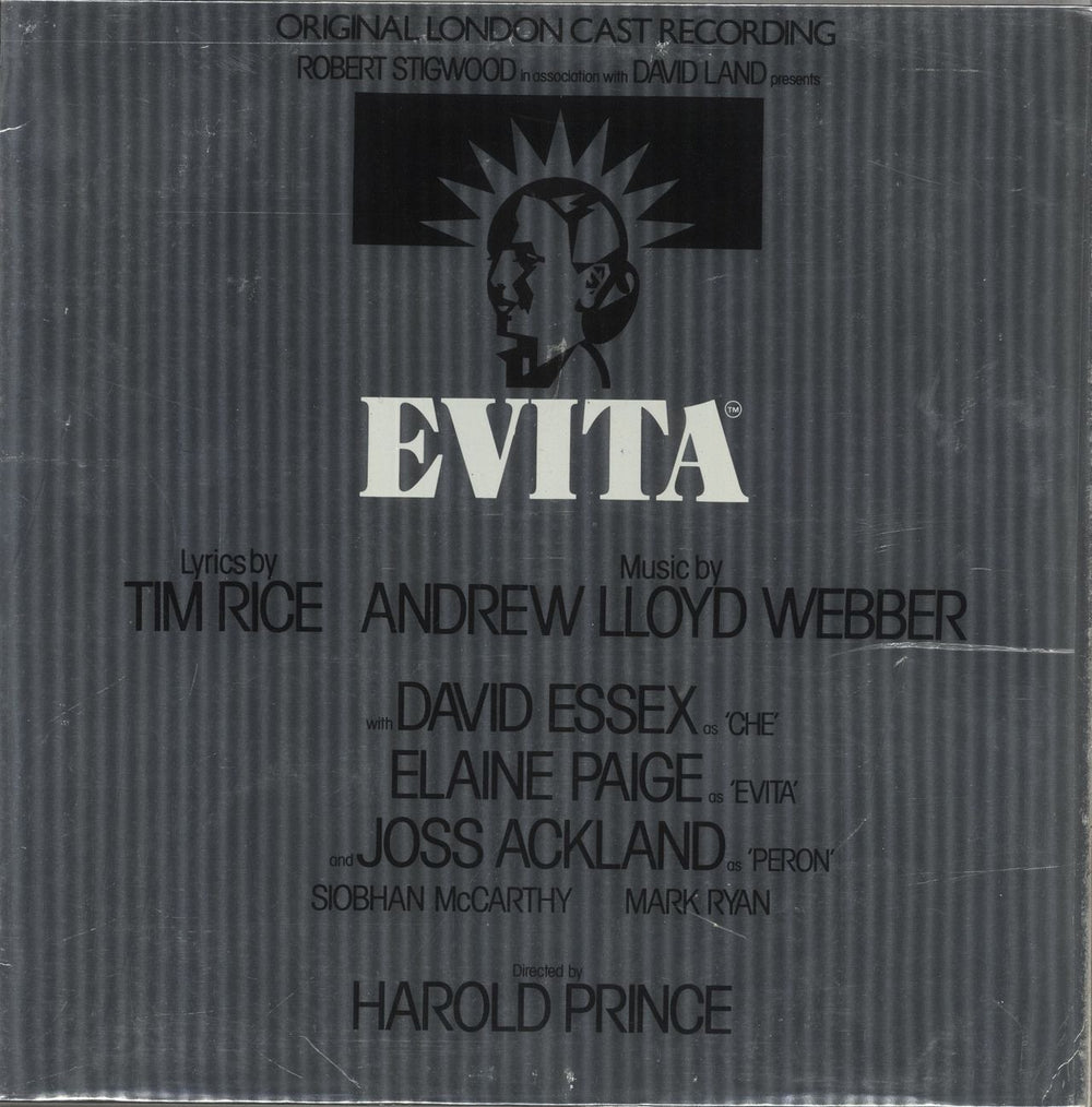 Andrew Lloyd Webber & Tim Rice Evita UK vinyl LP album (LP record) MCG3527