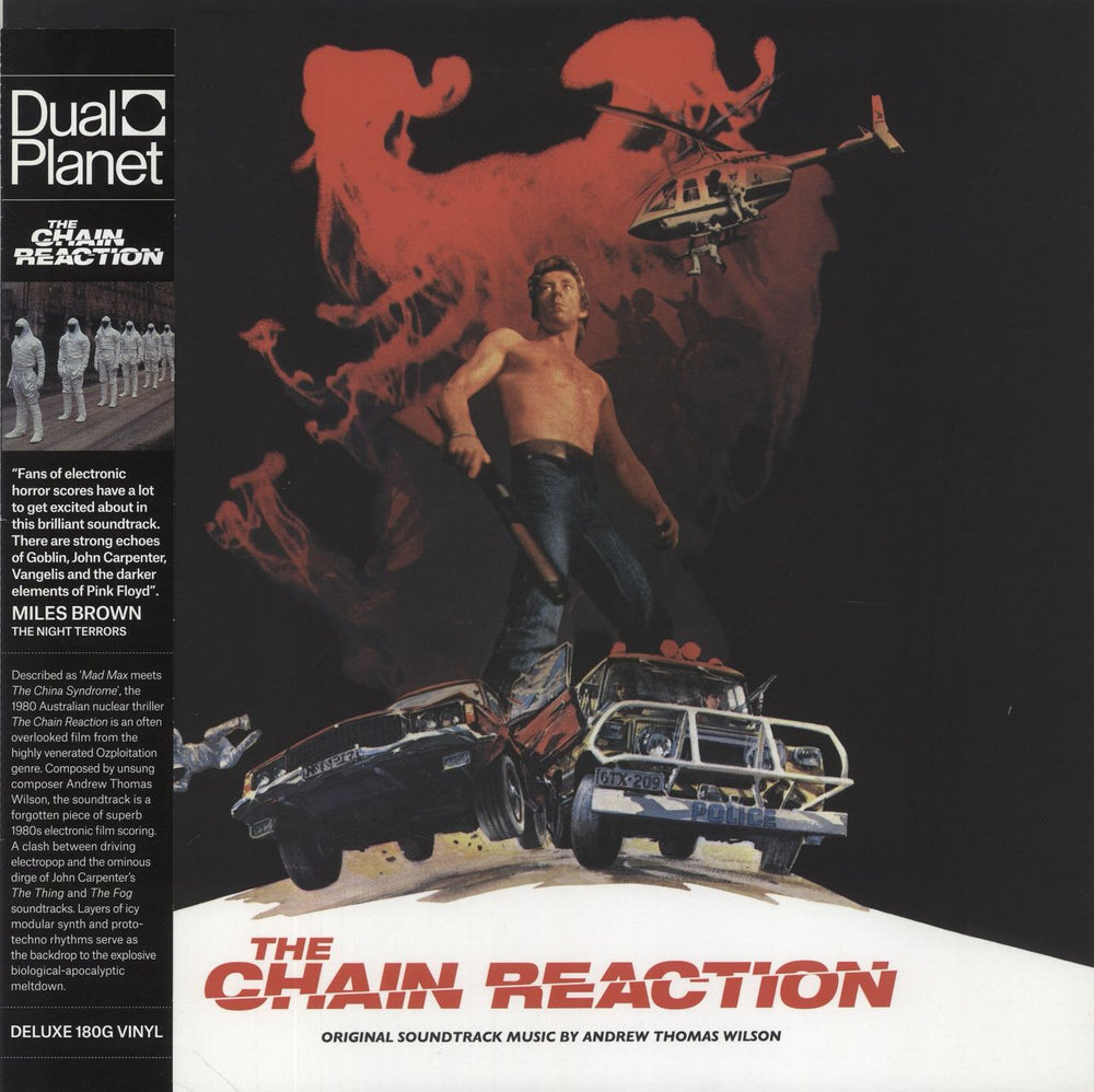 Andrew Thomas Wilson The Chain Reaction - 180gm Milky Clear with Red Haze Vinyl - EX Australian vinyl LP album (LP record) DUAL011LP