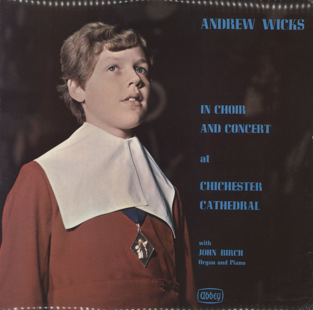 Andrew Wicks In Choir And Concert At Chichester Cathedral UK vinyl LP album (LP record) LPB775