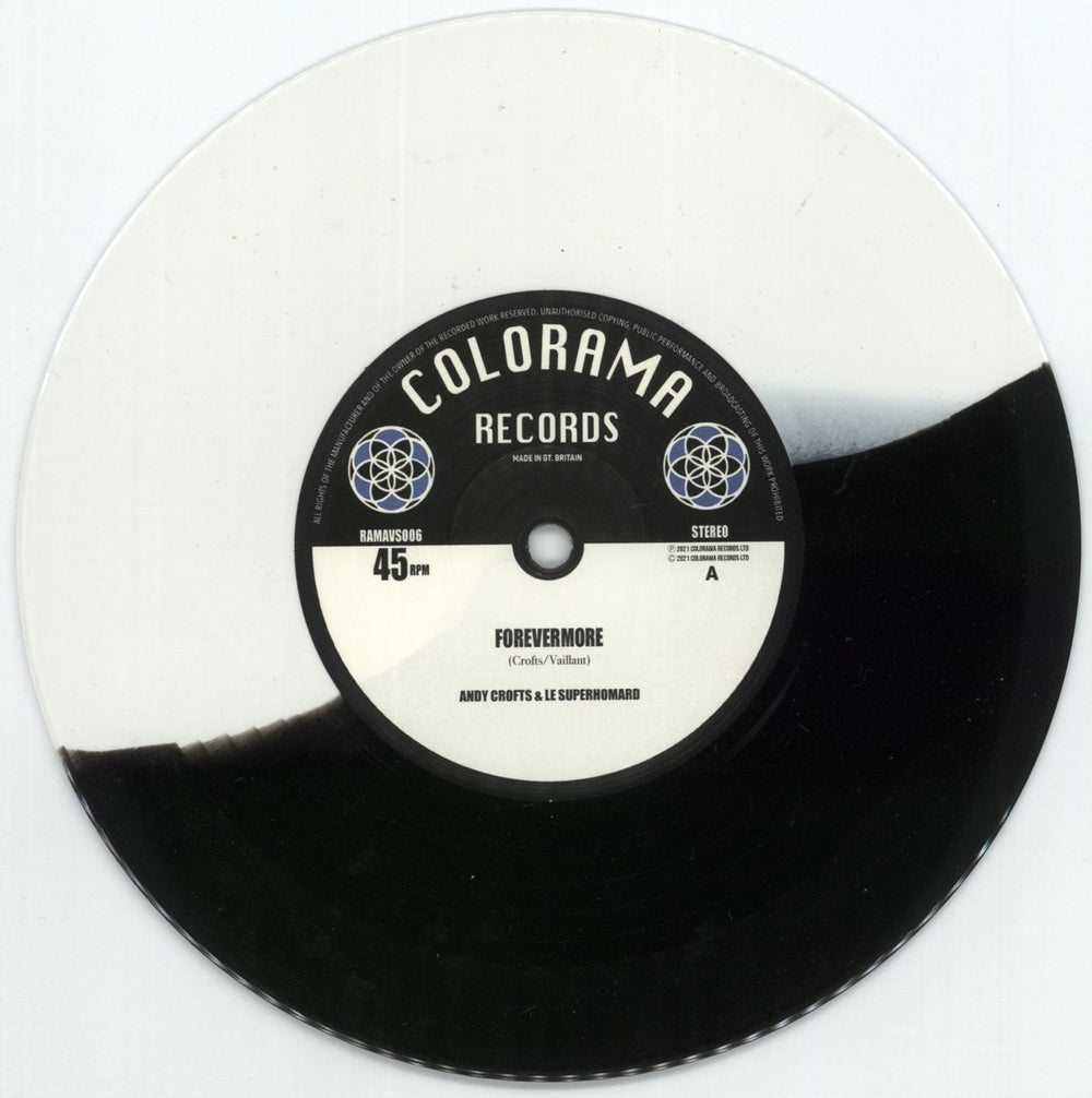 Andy Crofts Forevermore - Black/White Vinyl UK 7" vinyl single (7 inch record / 45) 9NG07FO879417