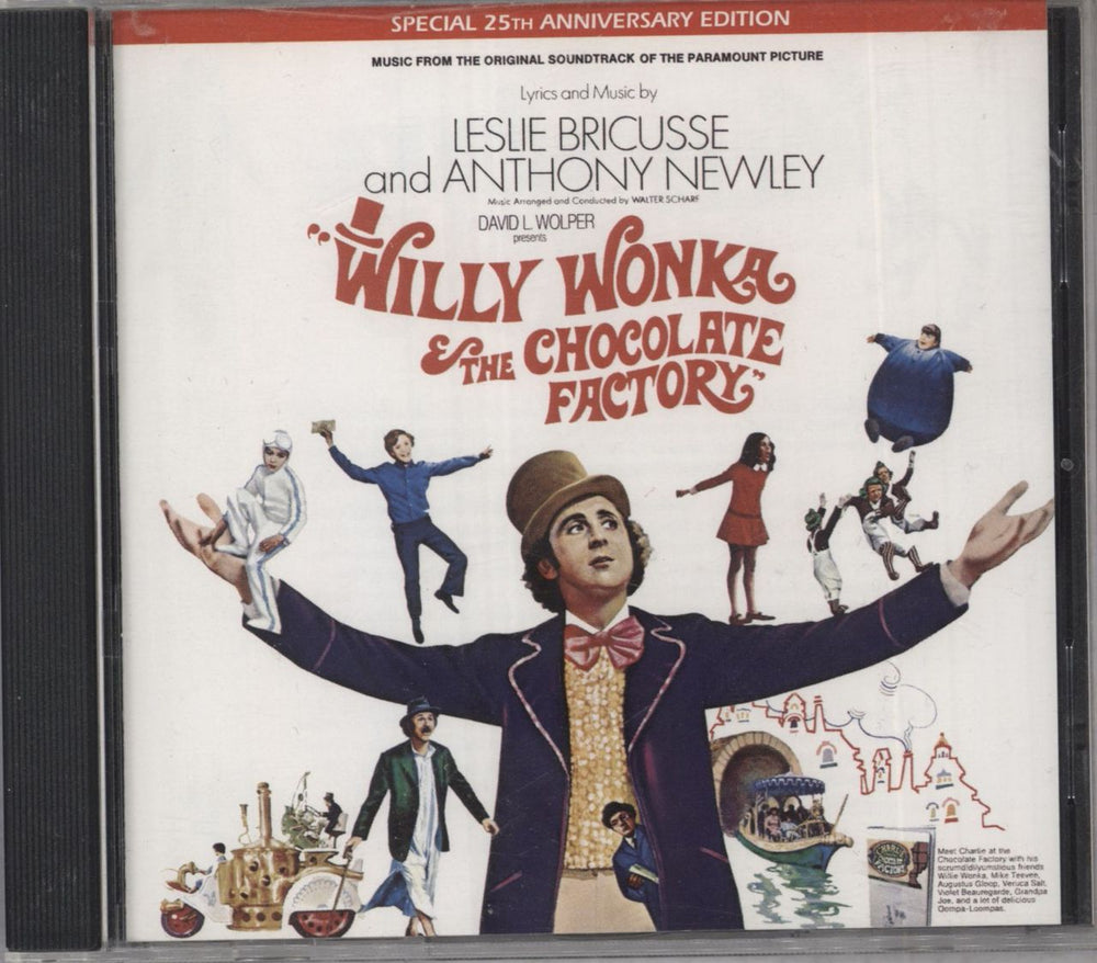 Anthony Newley Willy Wonka & The Chocolate Factory (Special 25th Anniversary Edition) US CD album (CDLP) HIPD-40020