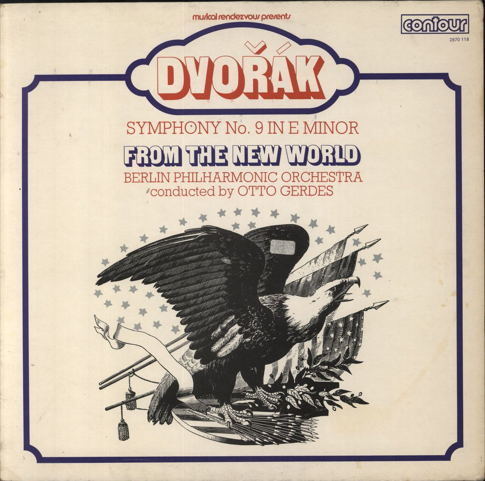 Antonín Dvorák Dvorák: Symphony No. 9 In E Minor Op.95 "From The New World" UK vinyl LP album (LP record) 2870118