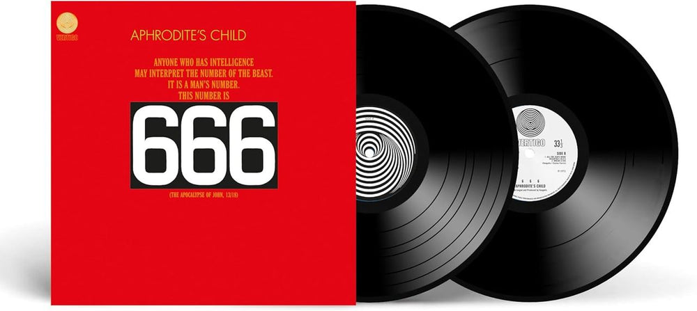 Aphrodite's Child 666 (The Apocalypse Of John, 13/18) - Remastered - Sealed UK 2-LP vinyl record set (Double LP Album) 359363-7