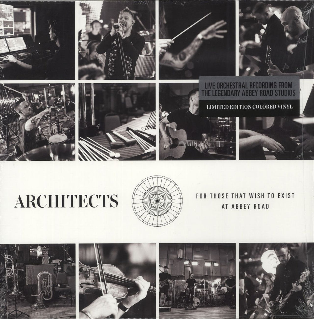 Architects For Those That Wish To Exist At Abbey Road - Blue Vinyl UK 2-LP vinyl record set (Double LP Album) 7883-1