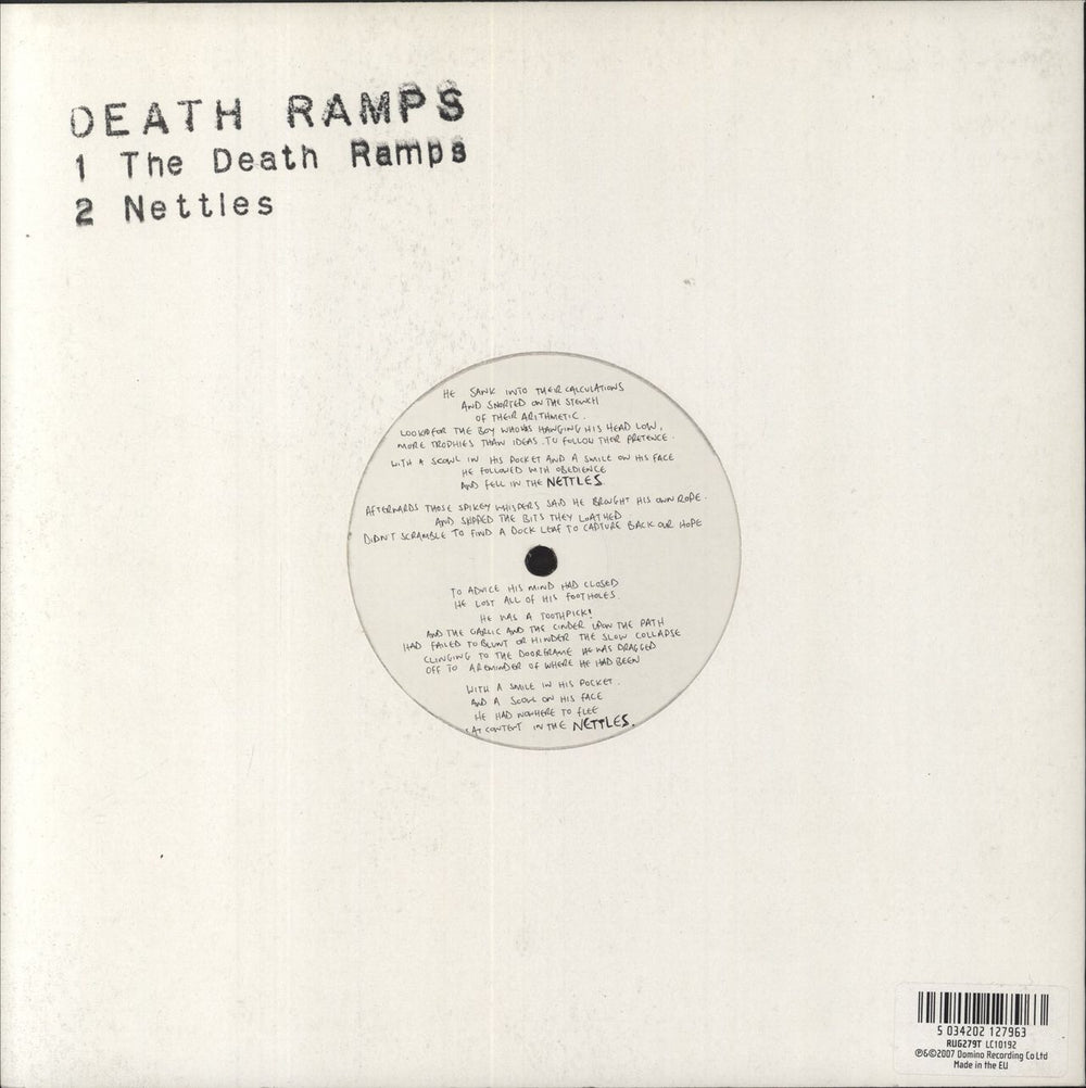 Arctic Monkeys Teddy Picker UK 10" vinyl single (10 inch record) 5034202127963