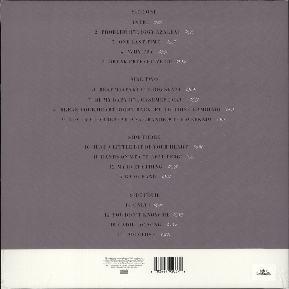 Ariana Grande My Everything: 10th Anniversary - Pink Vinyl - Sealed US 2-LP vinyl record set (Double LP Album) 602465920376