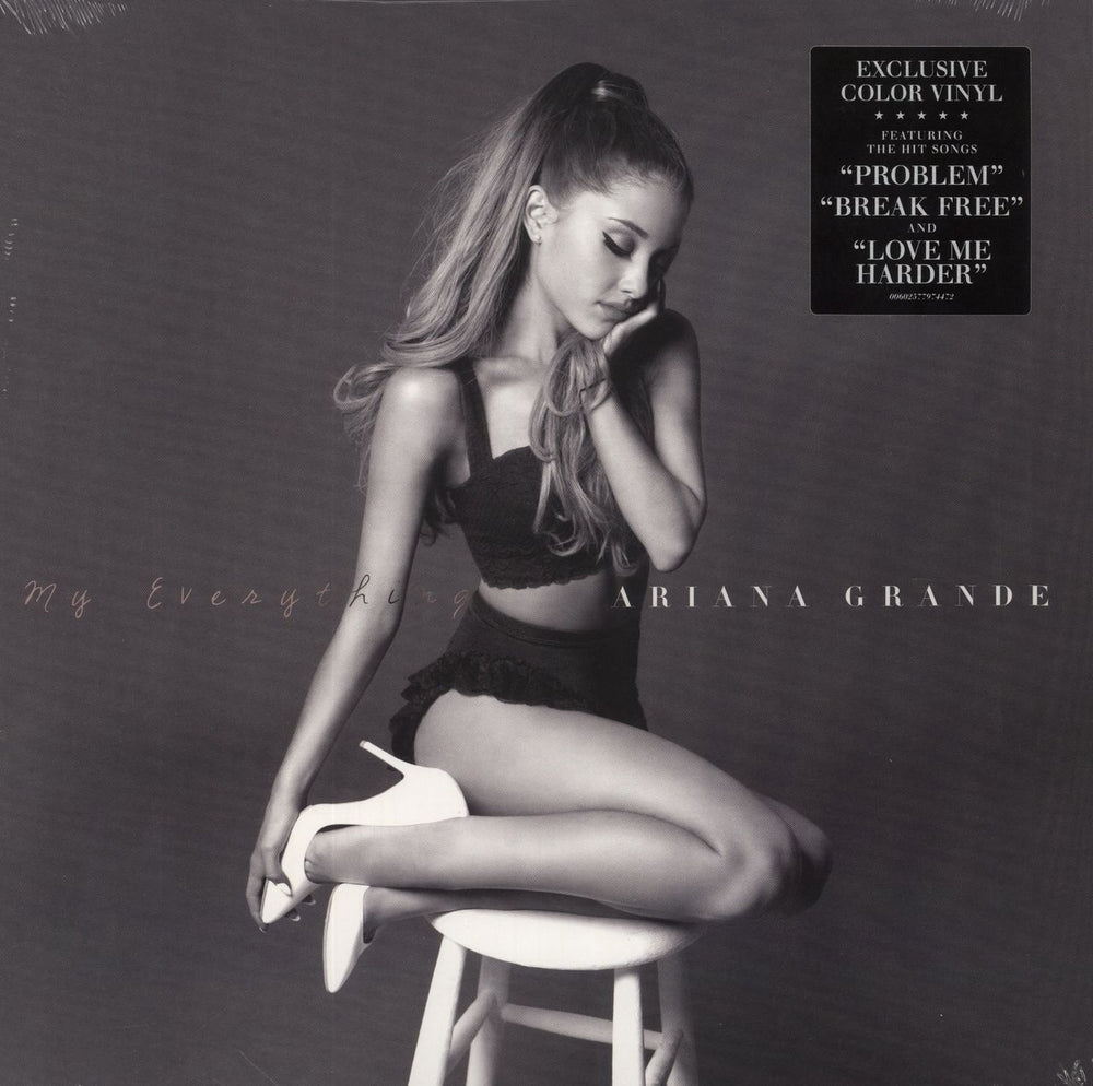 Ariana Grande My Everything Lavender Clear Split Vinyl Exclusive Sealed orders