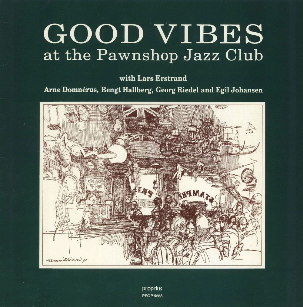 Arne Domnérus Good Vibes At The Pawnshop Jazz Club - EX Swedish vinyl LP album (LP record) PROP9558