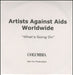 Artists Against Aids Worldwide What's Going On UK Promo CD-R acetate CD ACETATE