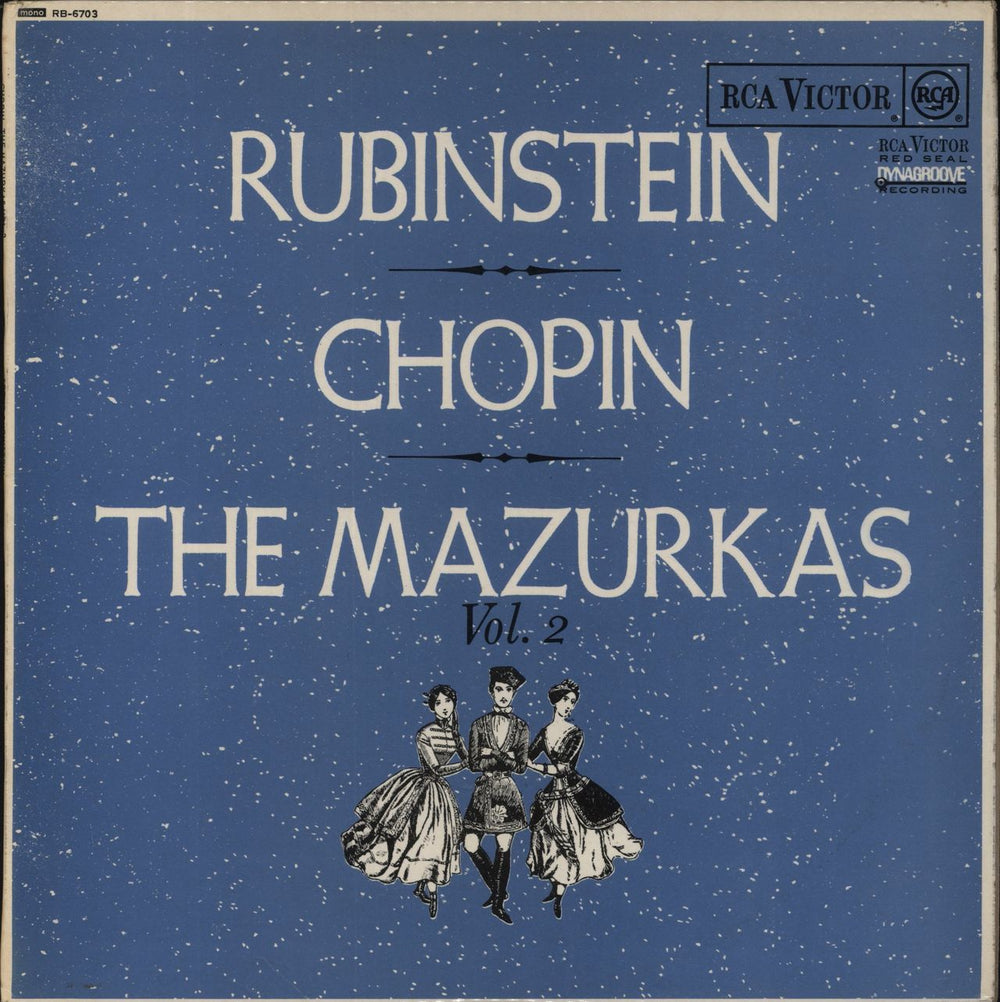 Artur Rubinstein Chopin: The Mazurkas Vol. 2 - Test Pressing UK Promo vinyl LP album (LP record) RB-6703