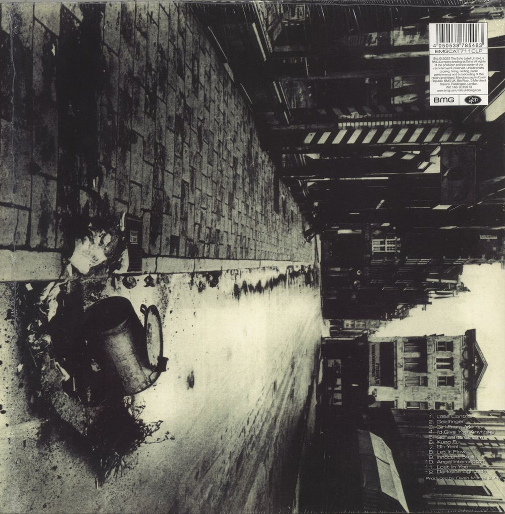 Ash 1977 - White W/ Black Splatter Vinyl UK vinyl LP album (LP record) 4050538785463