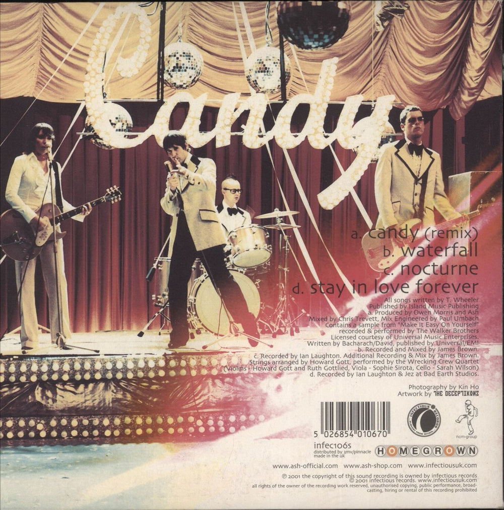 Ash Candy UK 7" vinyl single (7 inch record / 45) 5026854010670