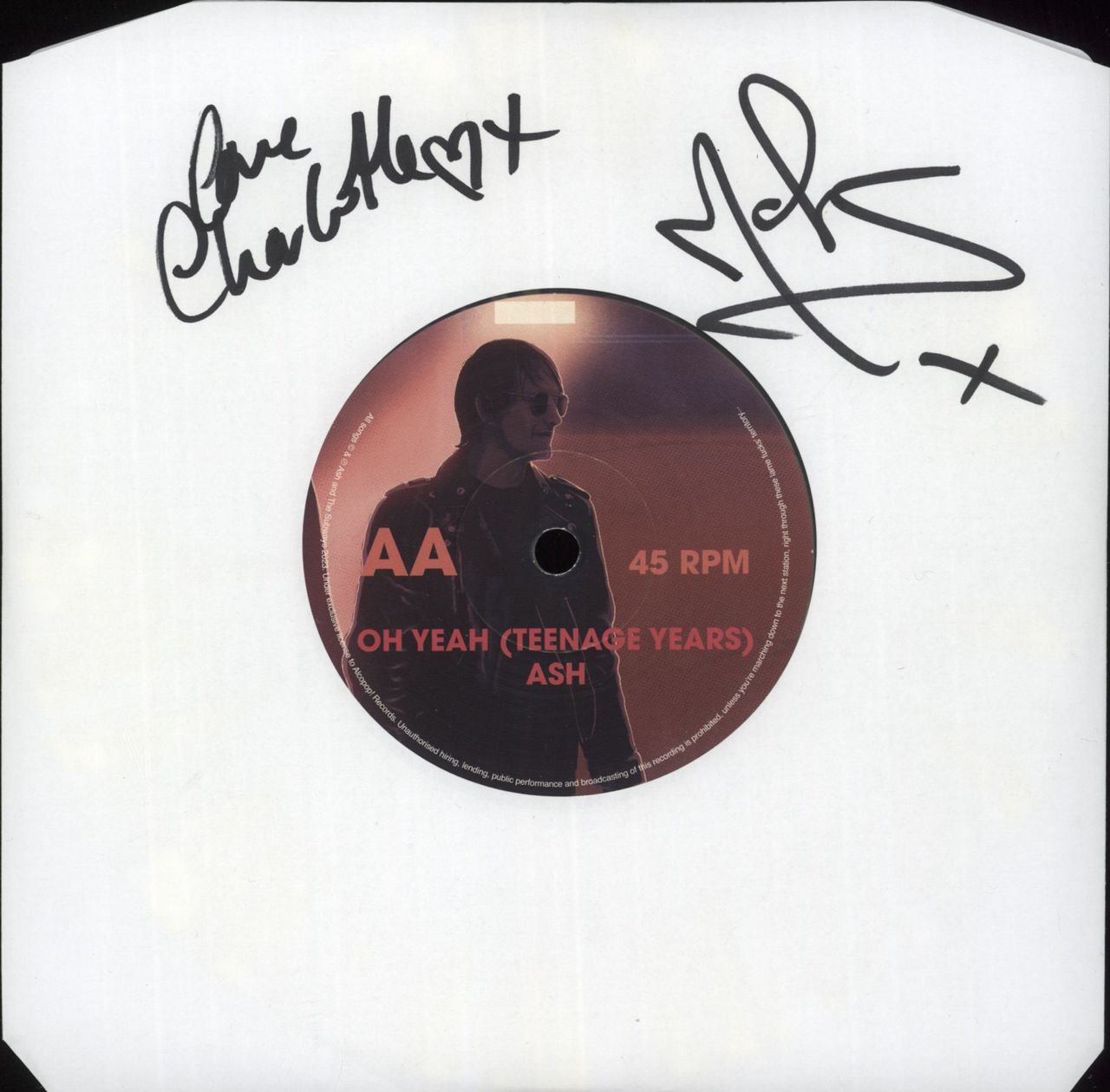 Ash Oh Yeah Squared UK 7" vinyl single (7 inch record / 45)