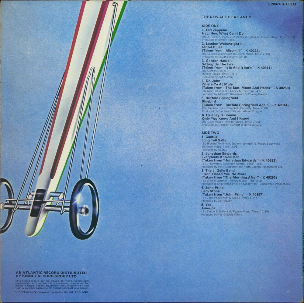 Atlantic Records The New Age Of Atlantic - Price Stickered UK vinyl LP album (LP record)