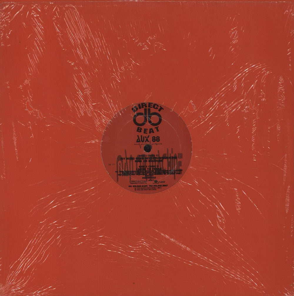 Aux 88 Is It Man Or Machine US 2-LP vinyl record set (Double LP Album) DB4W-022