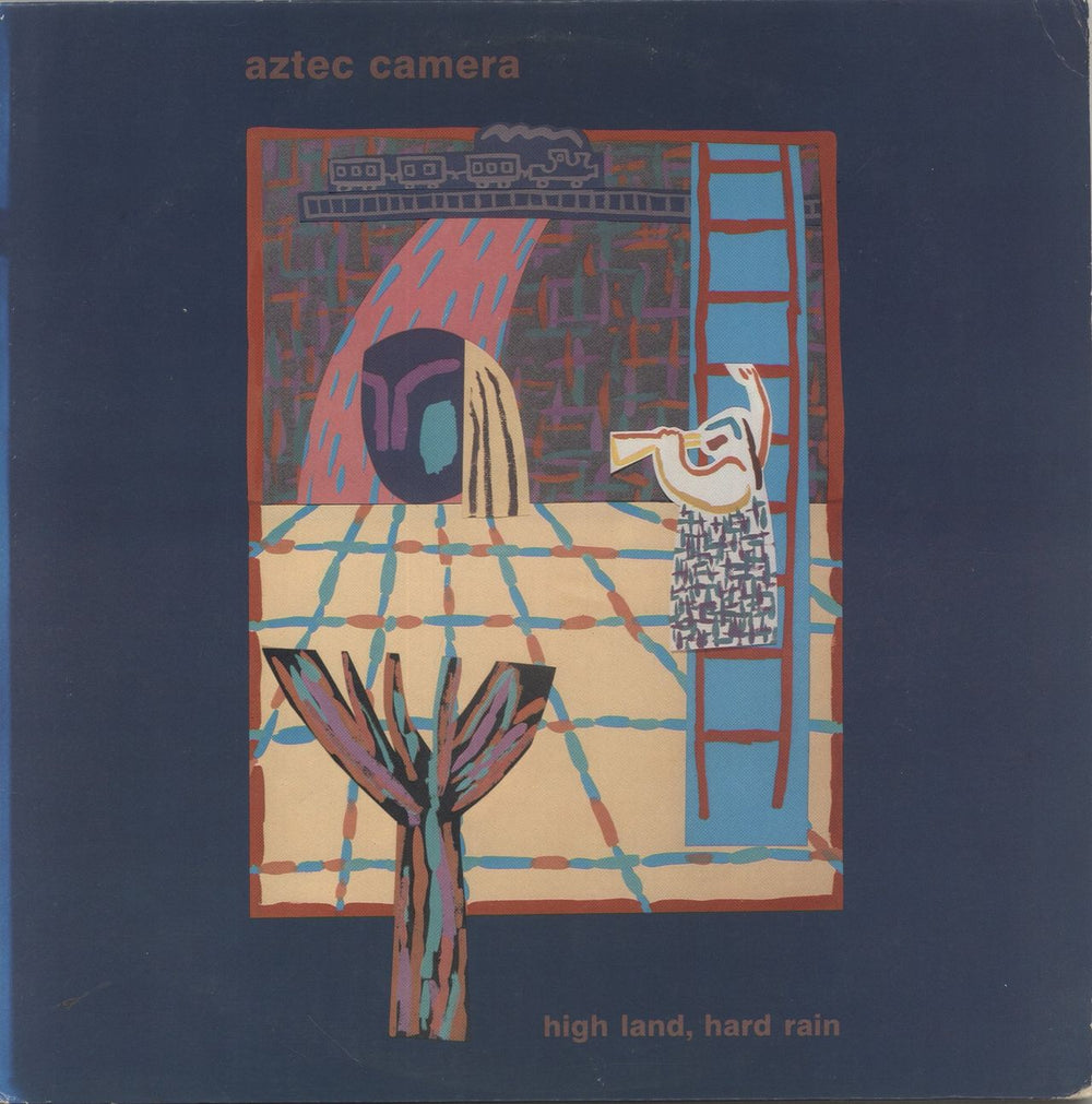 Aztec Camera High Land, Hard Rain - EX US vinyl LP album (LP record) 1-23899