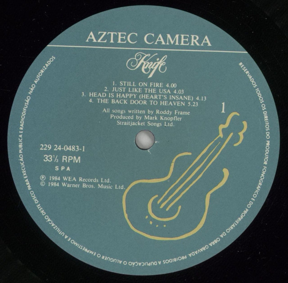 Aztec Camera Knife - EX Portuguese vinyl LP album (LP record) AZTLPKN874398