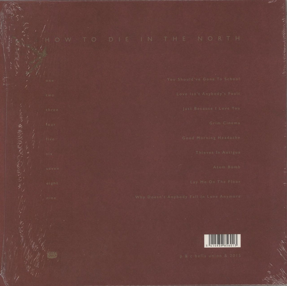 B.C. Camplight How To Die In The North - Autographed UK vinyl LP album (LP record) 5414939856013