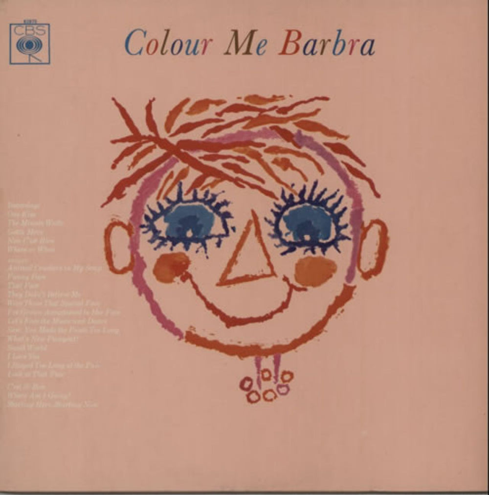 Barbra Streisand Colour Me Barbra UK vinyl LP album (LP record) SBPG62675
