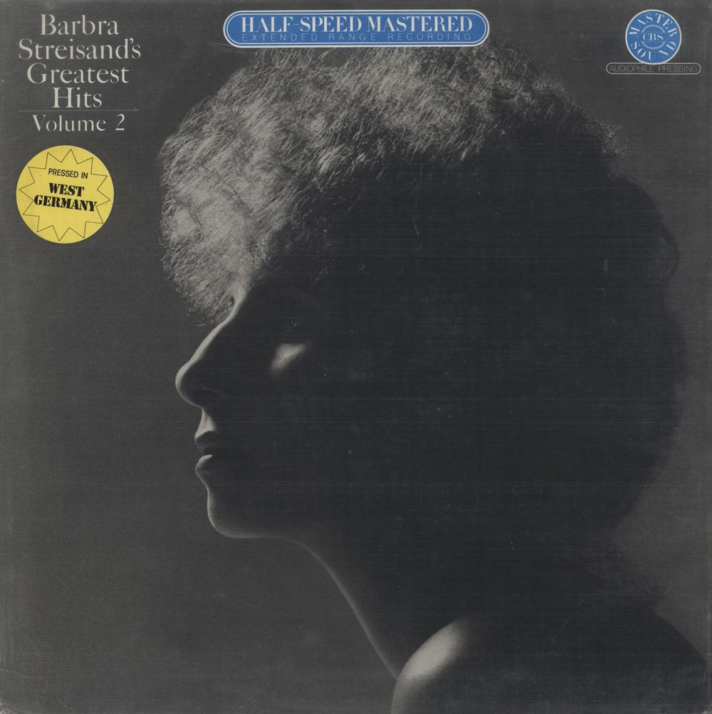 Barbra Streisand Greatest Hits Vol 2 - Half Speed Mastered German vinyl LP album (LP record) 86079