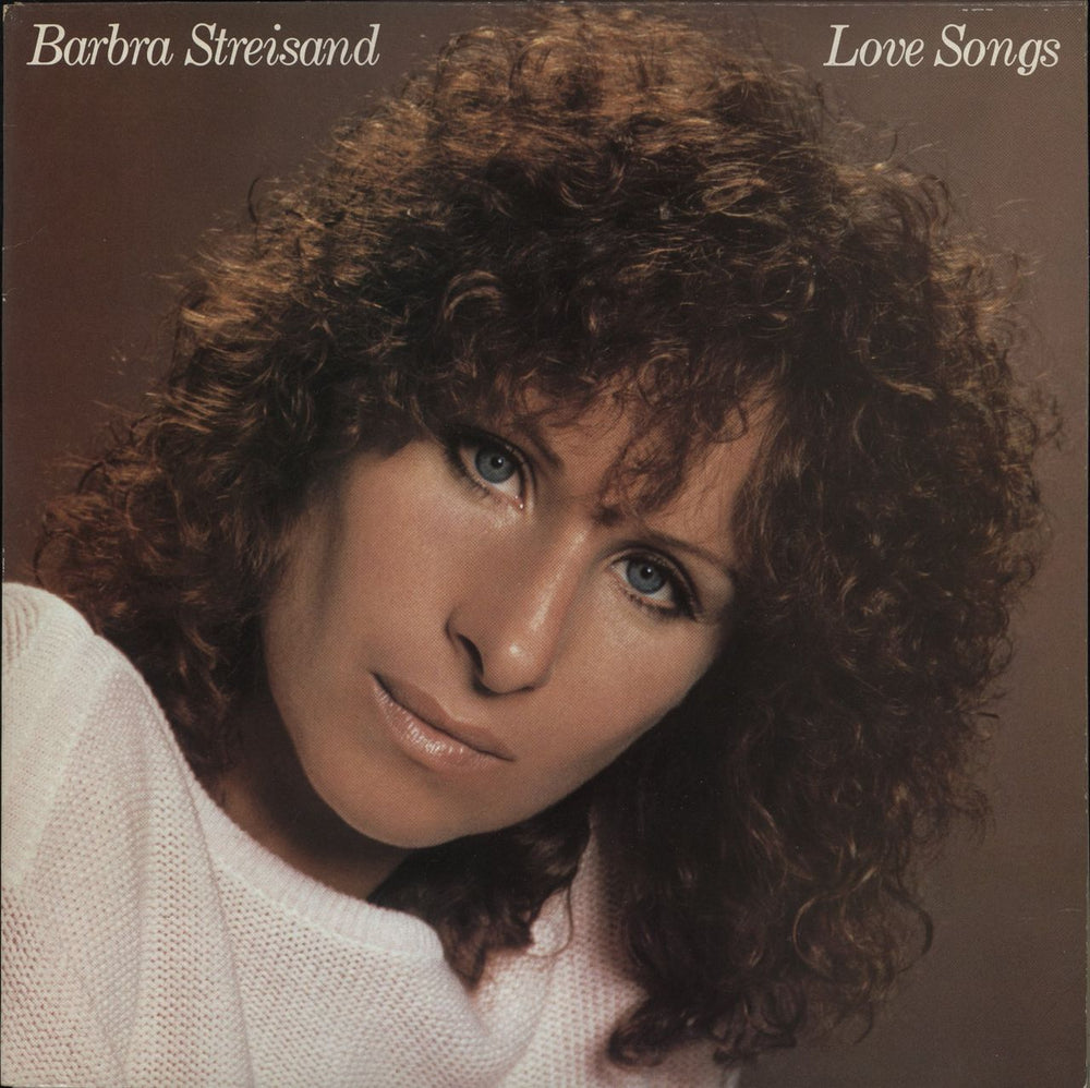 Barbra Streisand Love Songs + Inner UK Promo vinyl LP album (LP record) 10031