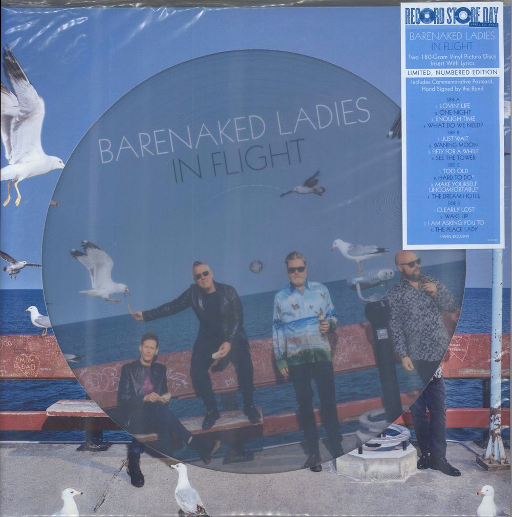 Barenaked Ladies In Flight - RSD2024 - Numbered & Signed US 2-LP vinyl record set (Double LP Album) RR91523