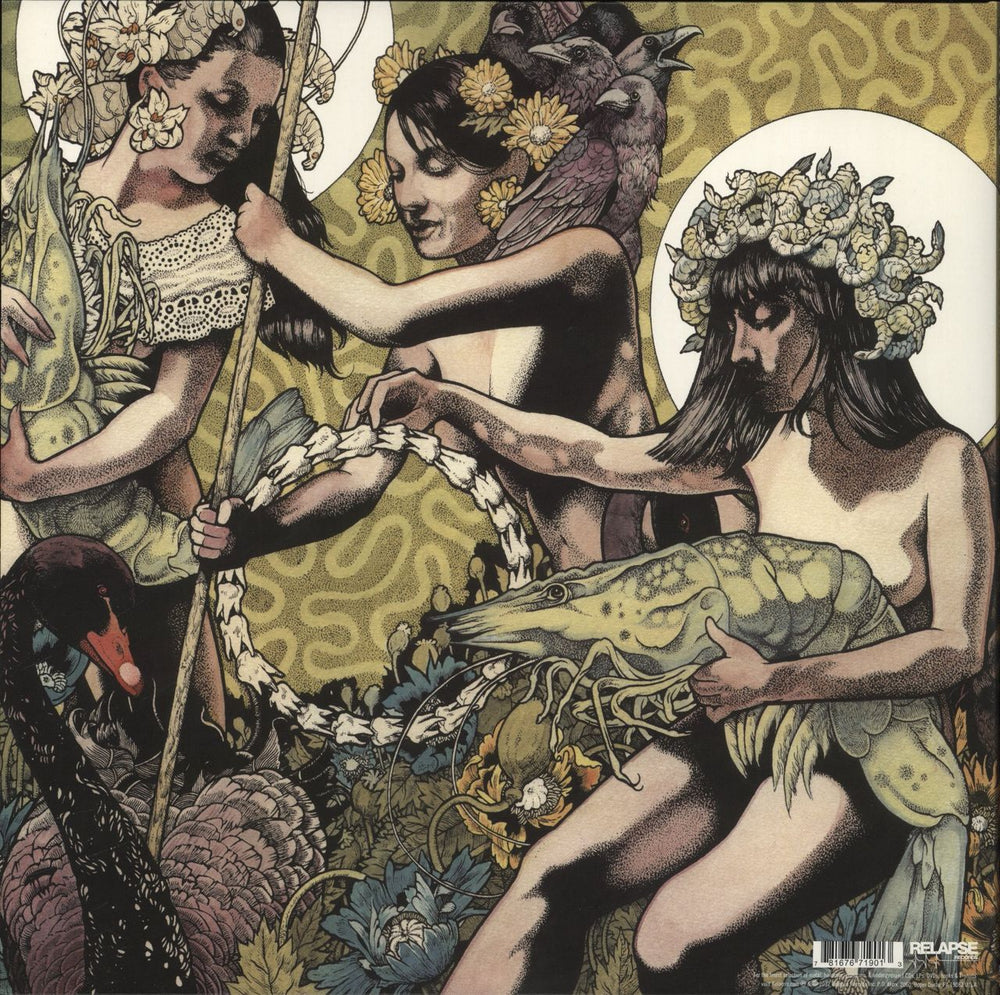 Baroness Yellow & Green - 2nd Pressing - Yellow Vinyl US 2-LP vinyl record set (Double LP Album) 781676719013