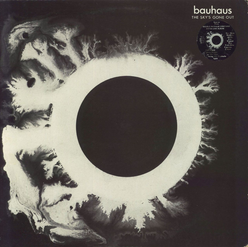 Bauhaus The Sky's Gone Out + Live LP - EX UK 2-LP vinyl record set (Double LP Album) BEGA38/42