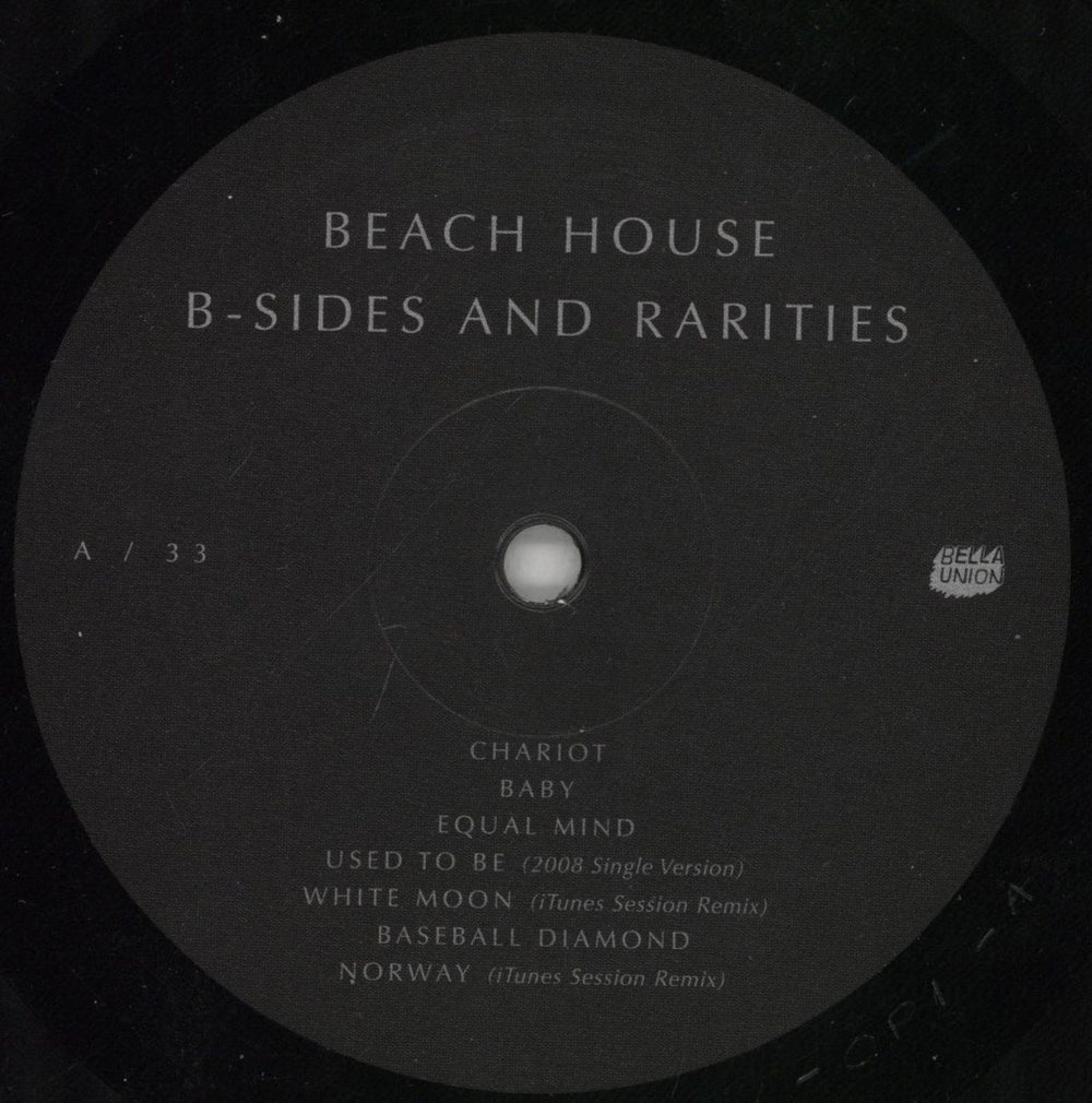 Beach House B-Sides and Rarities UK vinyl LP album (LP record) BN9LPBS861105