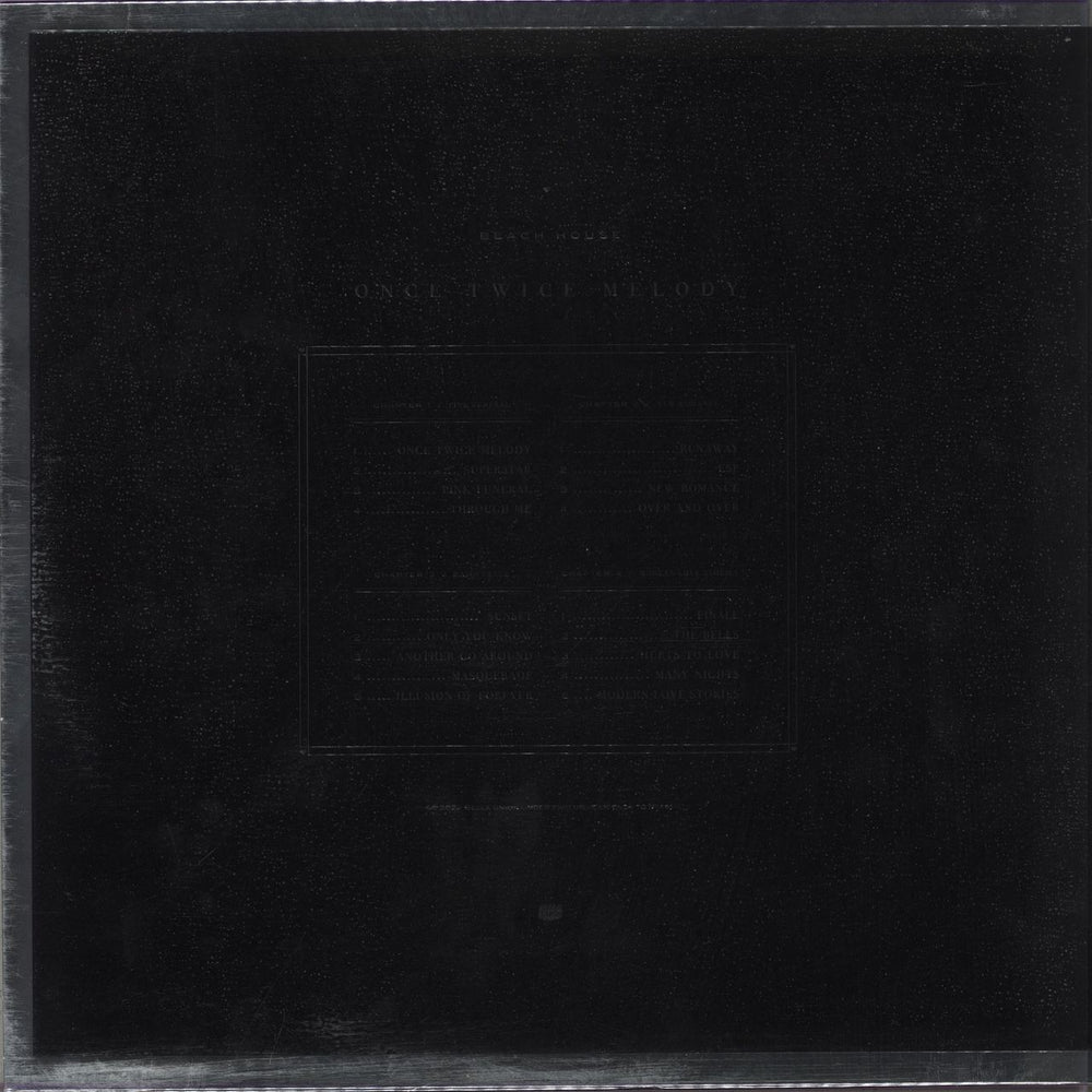 Beach House Once Twice Melody UK 2-LP vinyl record set (Double LP Album)
