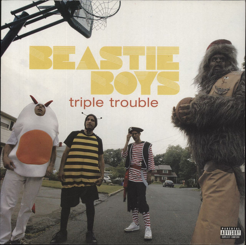 Beastie Boys Triple Trouble UK 12" vinyl single (12 inch record / Maxi-single) 12CL859