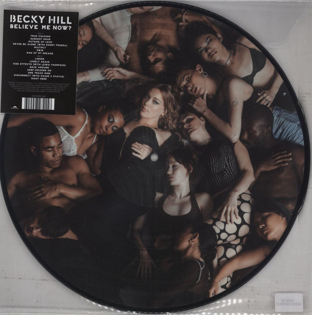 Becky Hill Believe Me Now? - Picture Disc + Signed Print UK picture disc LP (vinyl picture disc album) 00602458274134