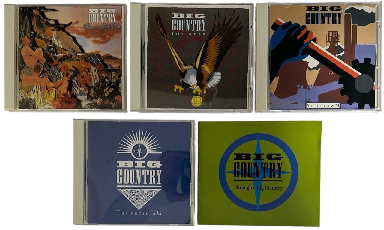 Big Country Through A Big Country Japanese Cd album box set