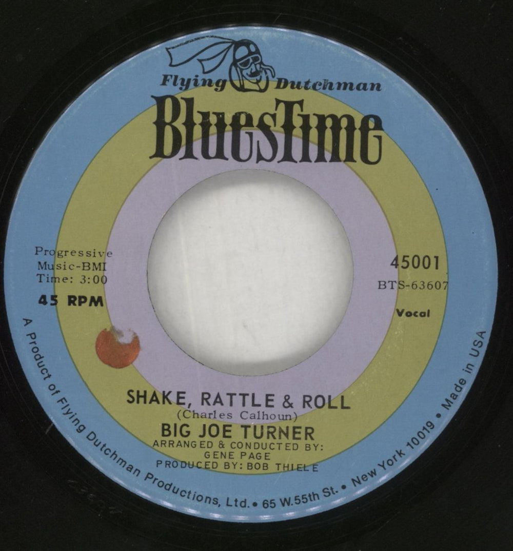 Big Joe Turner Shake, Rattle And Roll US 7" vinyl single (7 inch record / 45) 45001