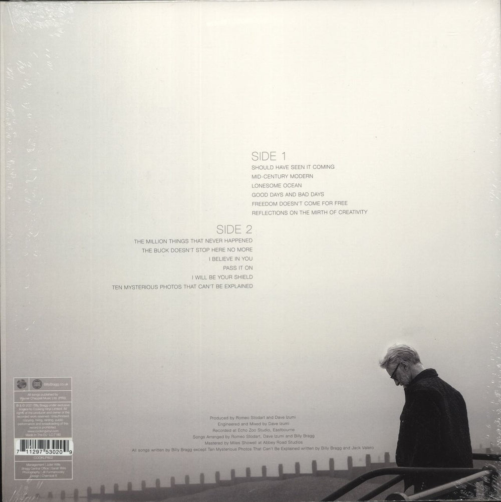 Billy Bragg The Million Things That Never Happened - Blue/Green Vinyl UK vinyl LP album (LP record) 711297530209