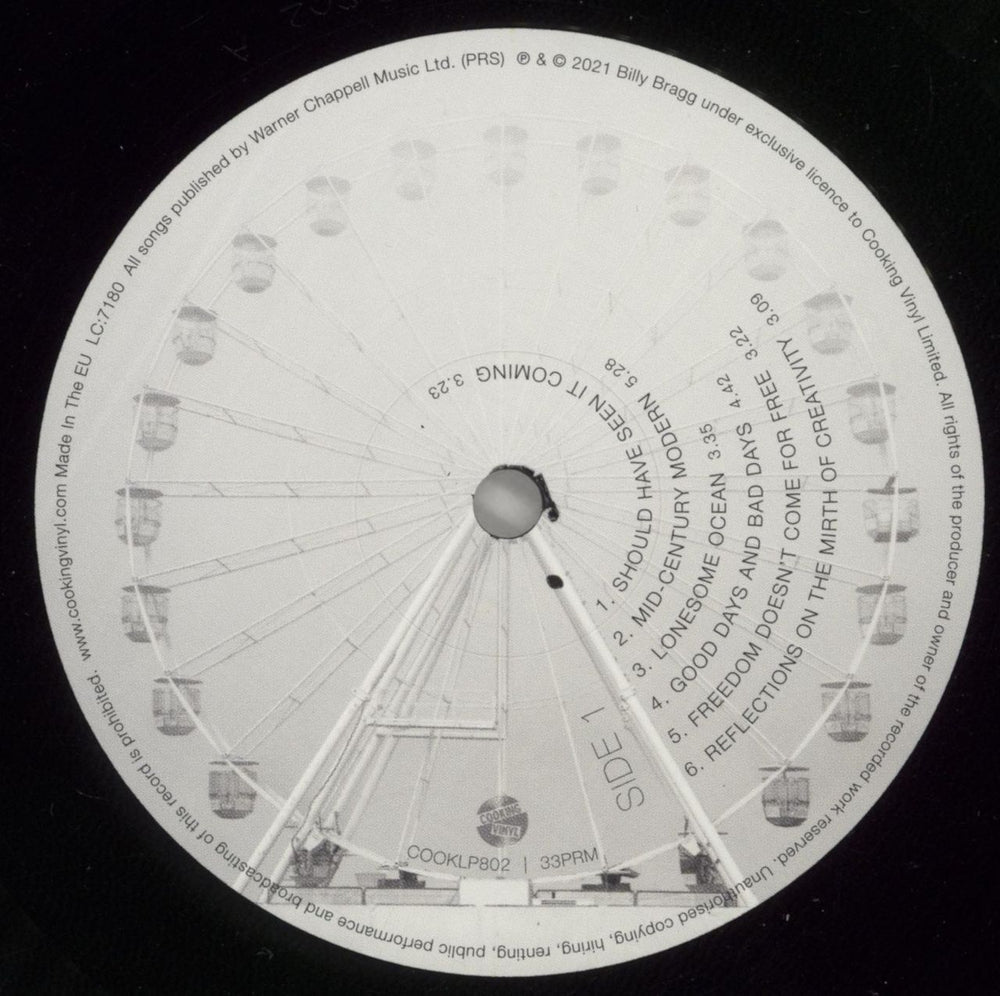 Billy Bragg The Million Things That Never Happened - Sealed + Signed Print UK vinyl LP album (LP record) BBRLPTH874058