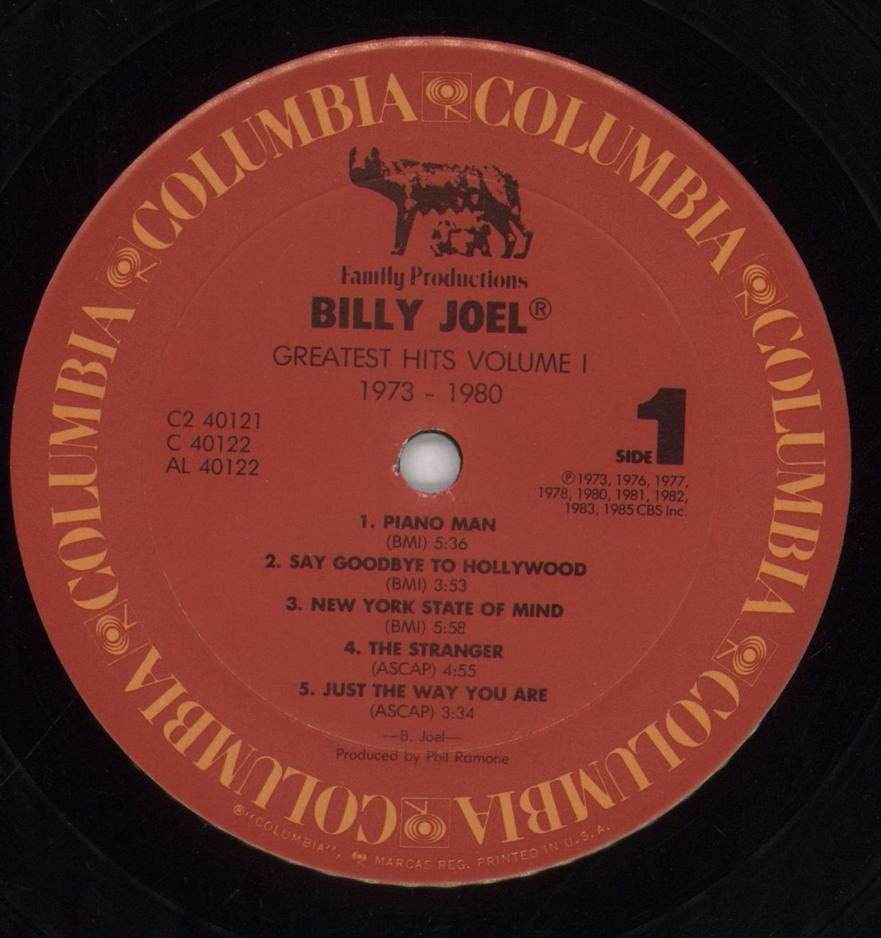 2 store Billy Joel Vinyl records