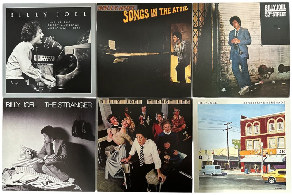 Billy Joel The Vinyl Collection, Vol 1 - 9-LP Box Set UK Vinyl Box Set BLYVXTH845678