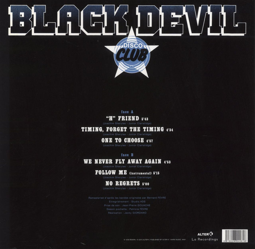 Black Devil Disco Club French vinyl LP album (LP record) 3516628242816