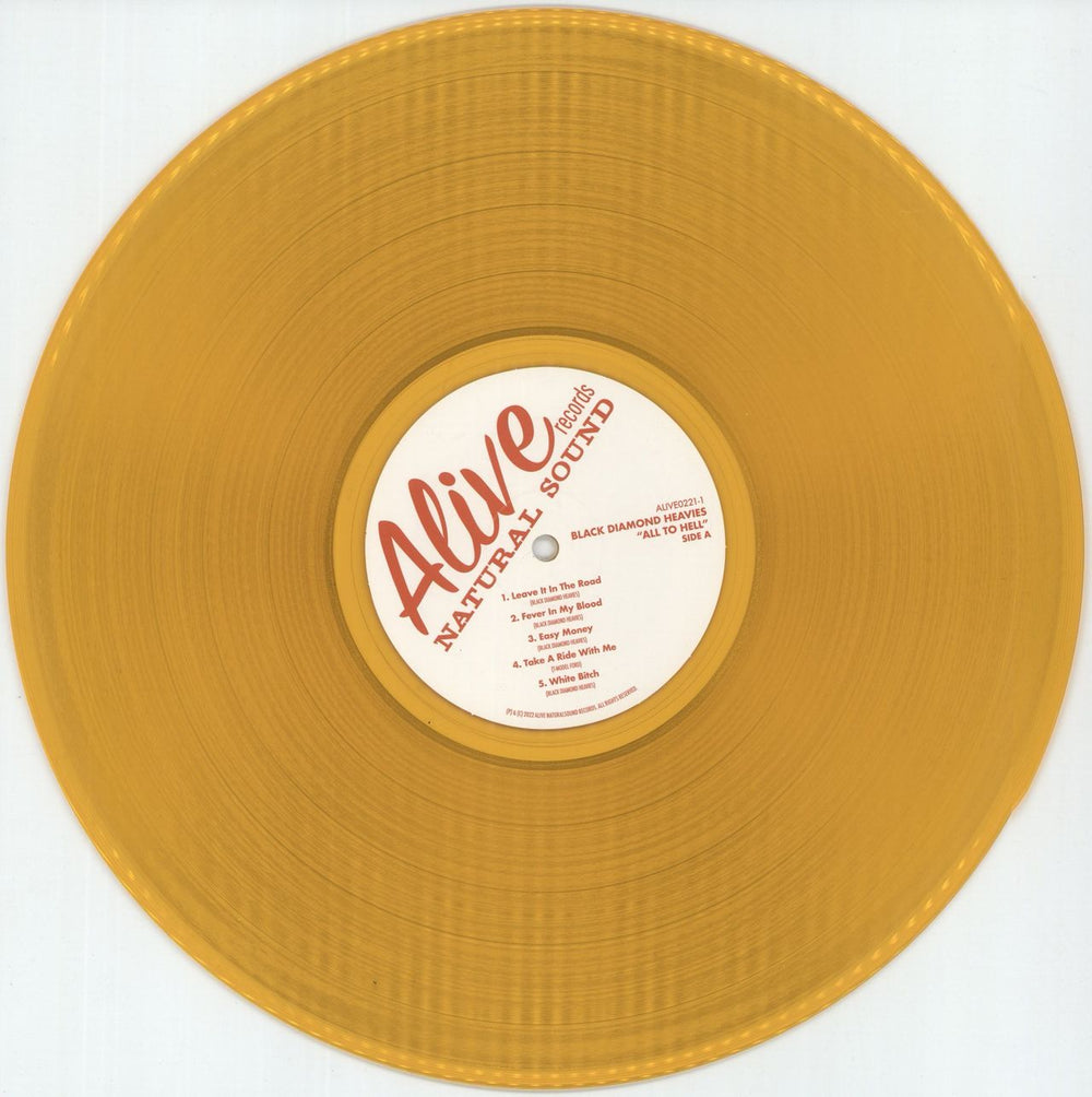 Black Diamond Heavies All To Hell - Their Baddest and Greasiest - Orange Vinyl US vinyl LP album (LP record) 9LBLPAL874981