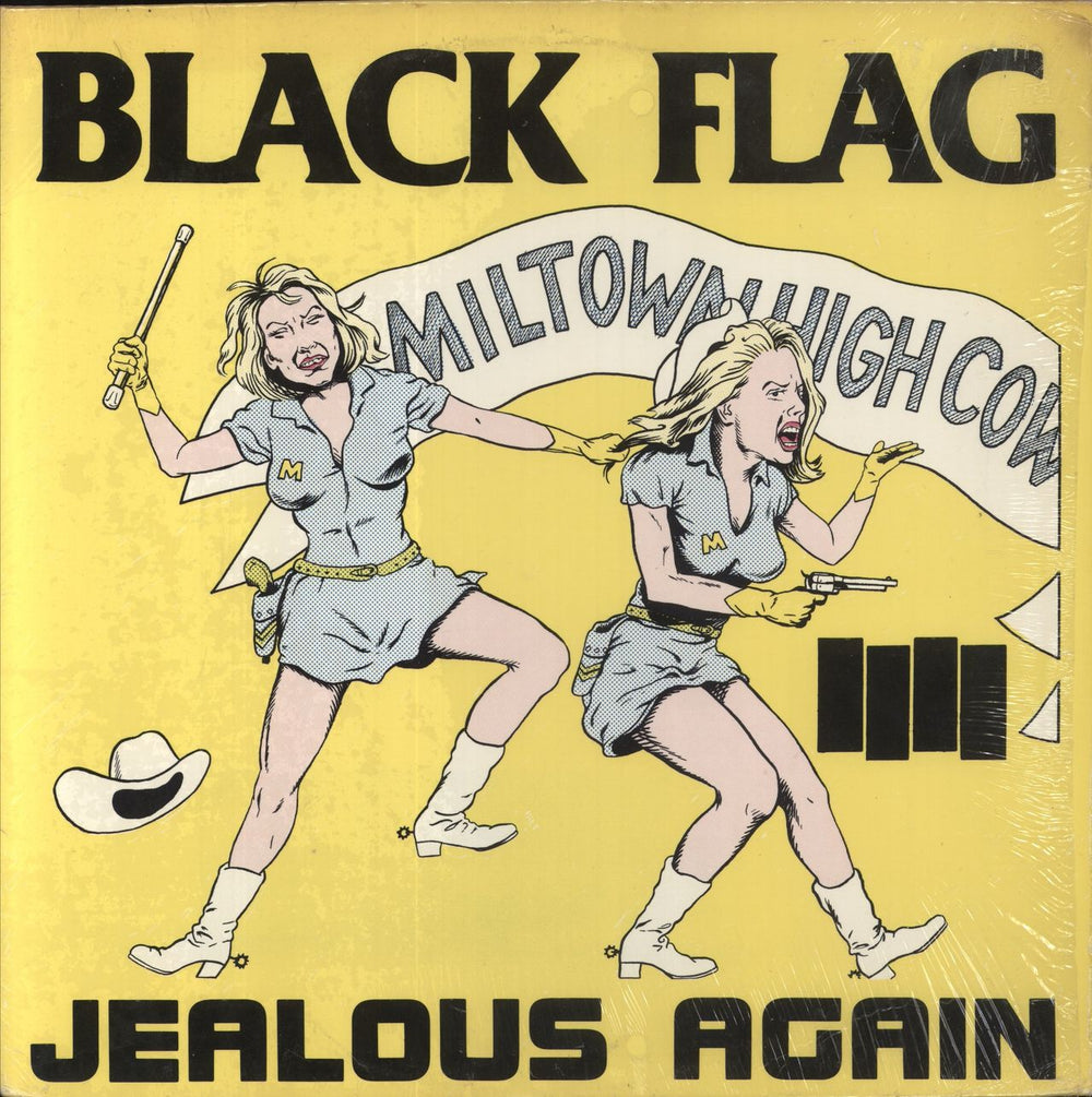 Black Flag Jealous Again US 12" vinyl single (12 inch record / Maxi-single) SST003