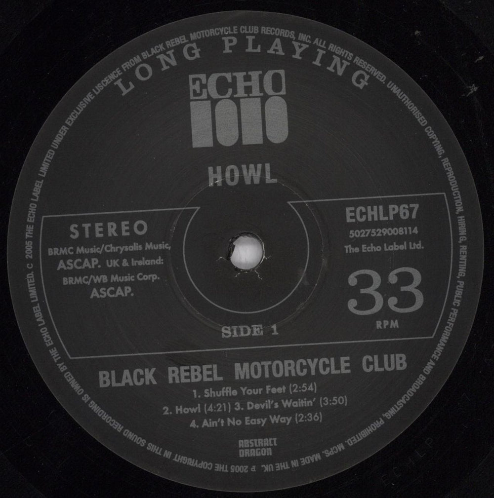 Black Rebel Motorcycle Club Howl UK 2-LP vinyl record set (Double LP Album) RBC2LHO332655