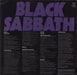 Black Sabbath Master Of Reality - 1st + Poster - VG UK vinyl LP album (LP record)