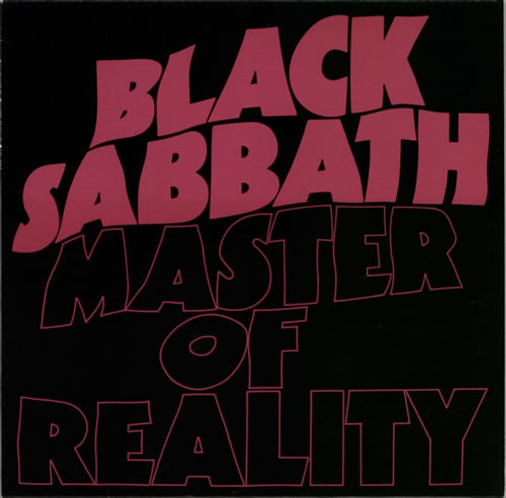 Black Sabbath Master Of Reality German vinyl LP album (LP record) NEL6004