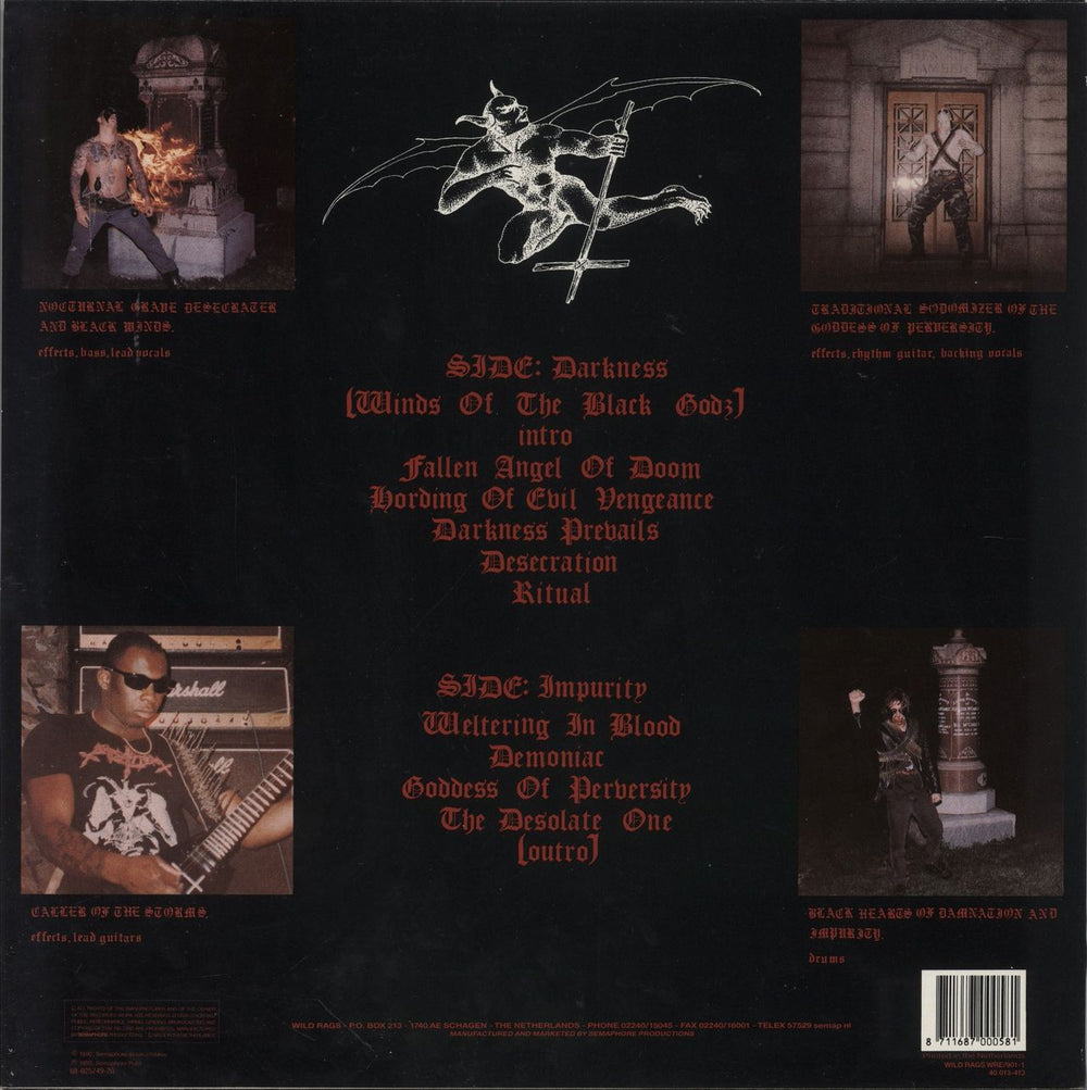 Blasphemy Fallen Angel Of Doom.... - 1st Dutch vinyl LP album (LP record) 8711687000581