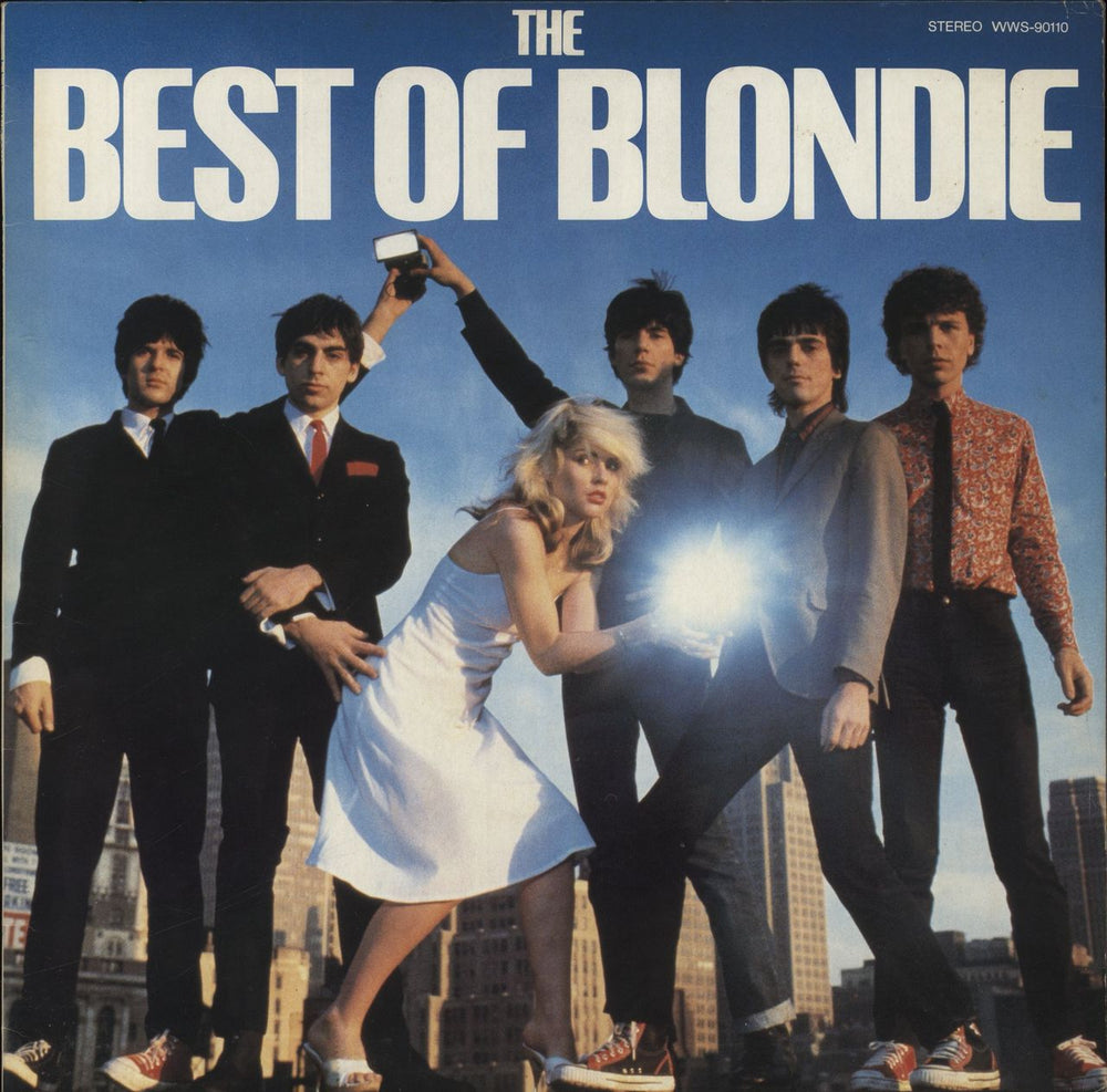 Blondie The Best Of Japanese Promo vinyl LP album (LP record) WWS-90110