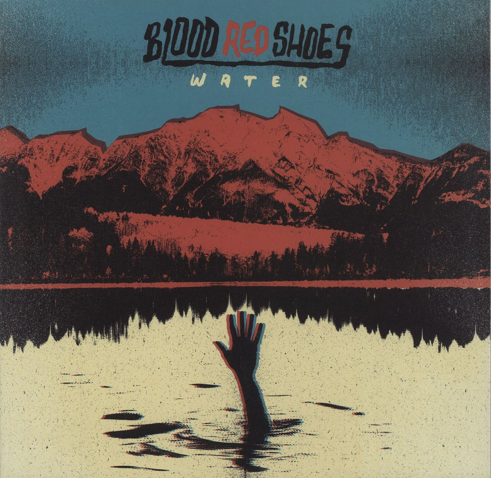 Blood Red Shoes Water - Red Vinyl UK 10" vinyl single (10 inch record) VVR726627