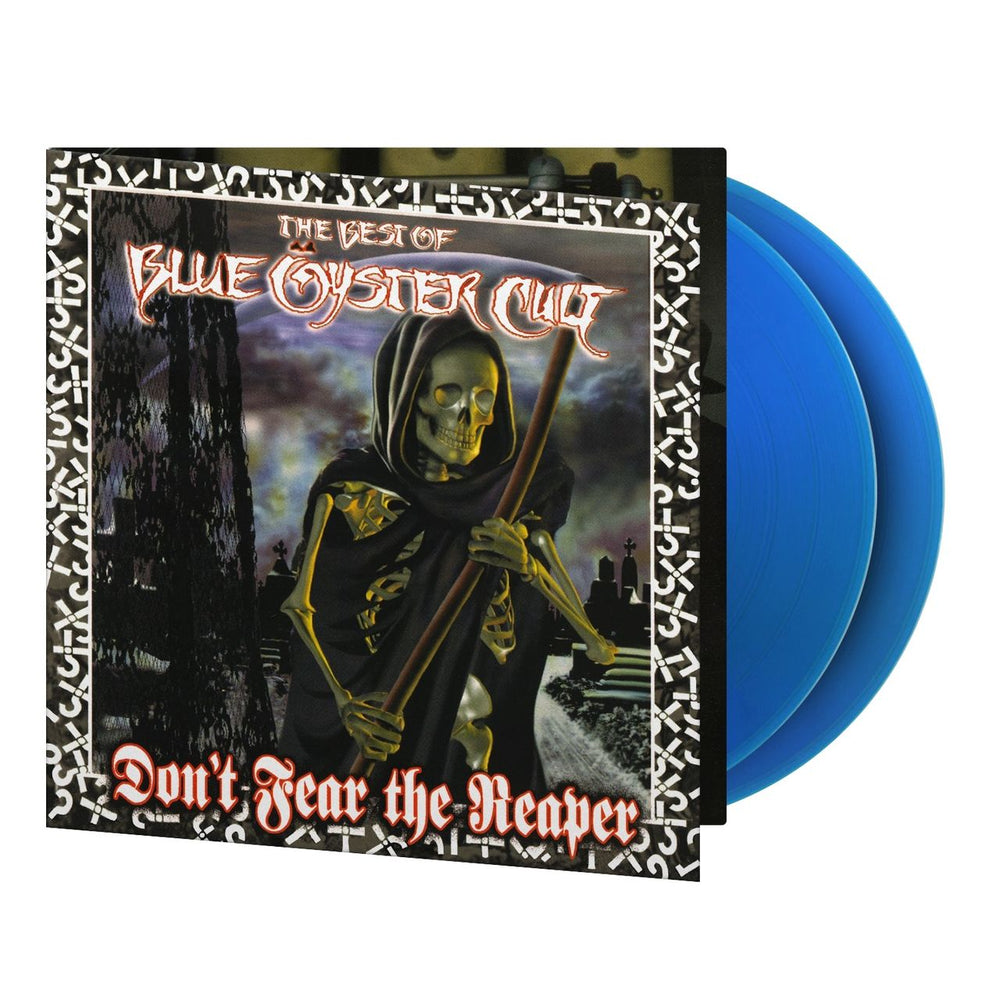 Blue Oyster Cult Don't Fear The Reaper | The Best Of Blue Oyster Cult - Blue Vinyl 180 Gram UK 2-LP vinyl record set (Double LP Album) BOC2LDO855116