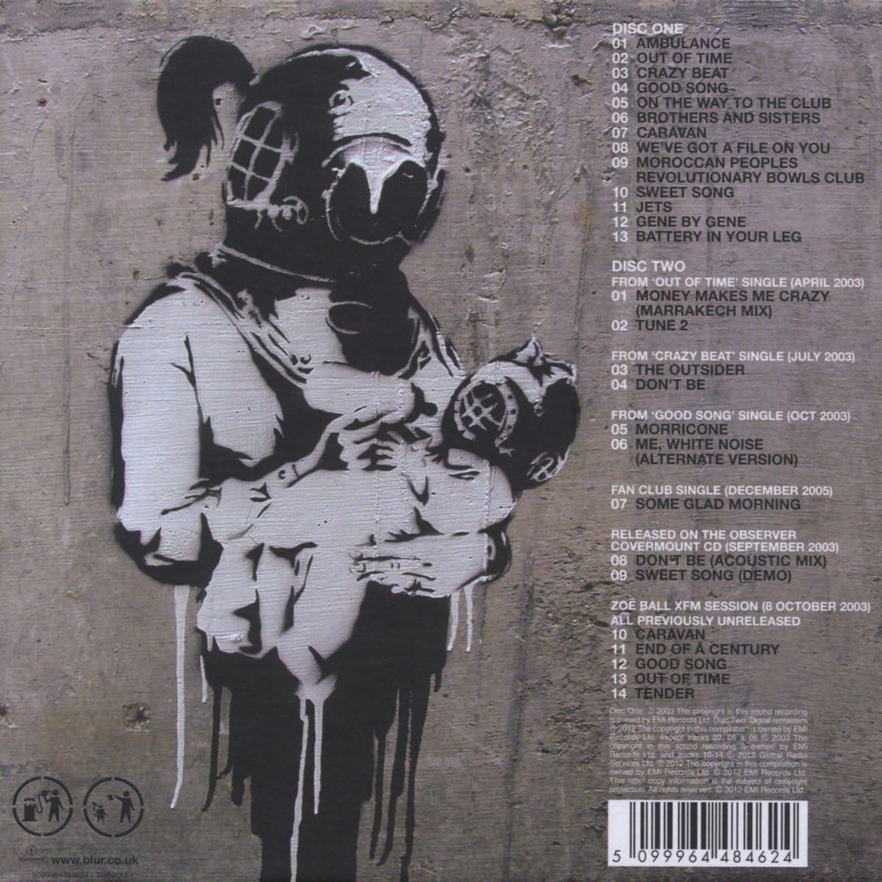 Blur Think Tank UK 2-CD album set — RareVinyl.com